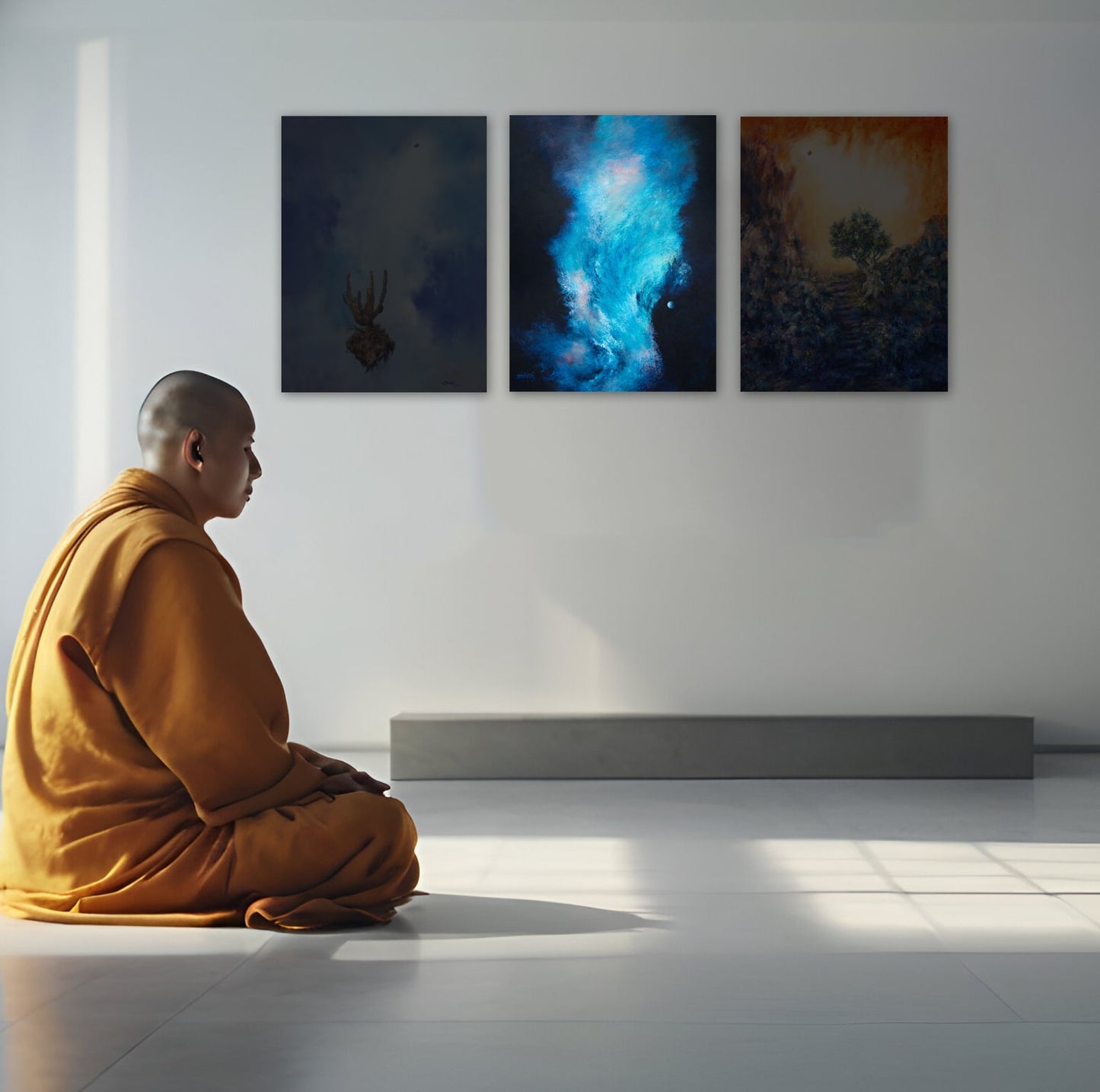 Cuadro de arte | "De La Oscuridad a la Luz", Campo energético de consciencia de 402