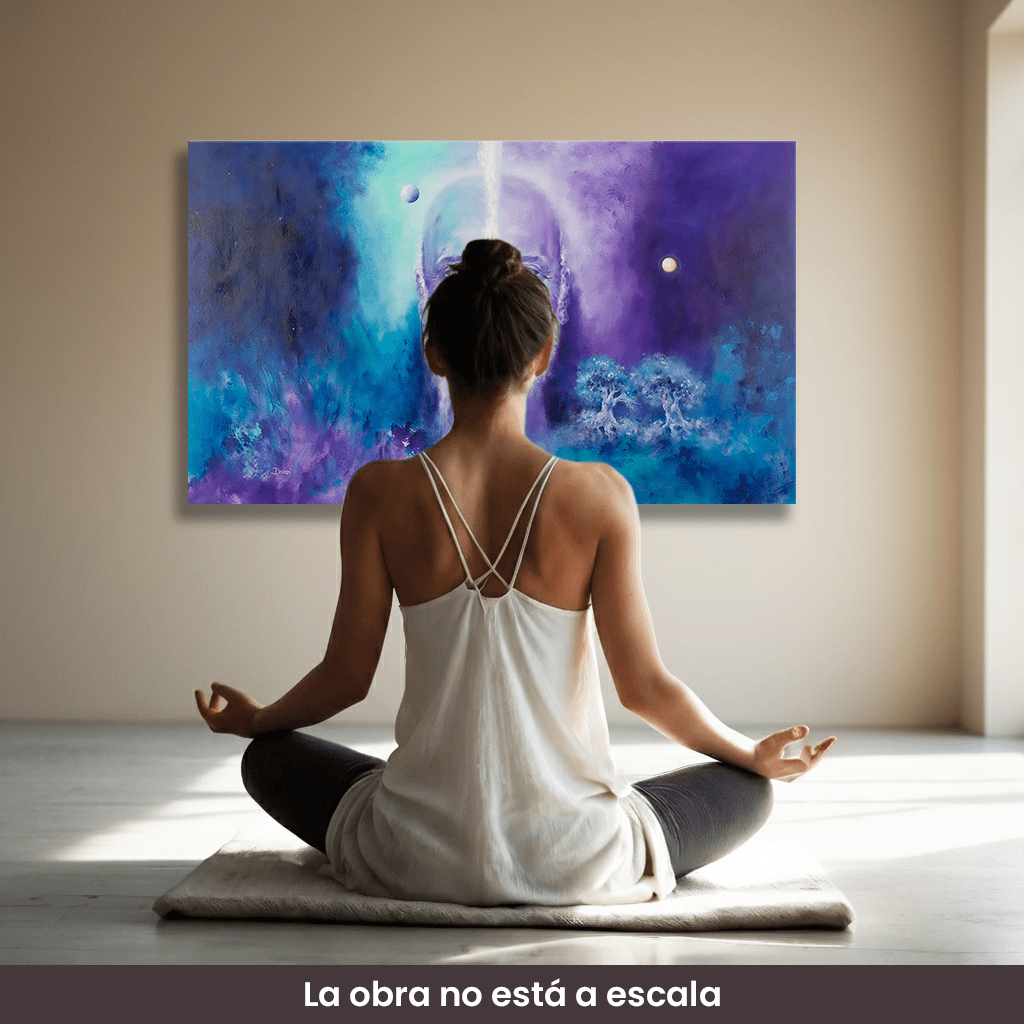 Cuadro de arte | "La vida en el presente", Campo energético de consciencia de 400