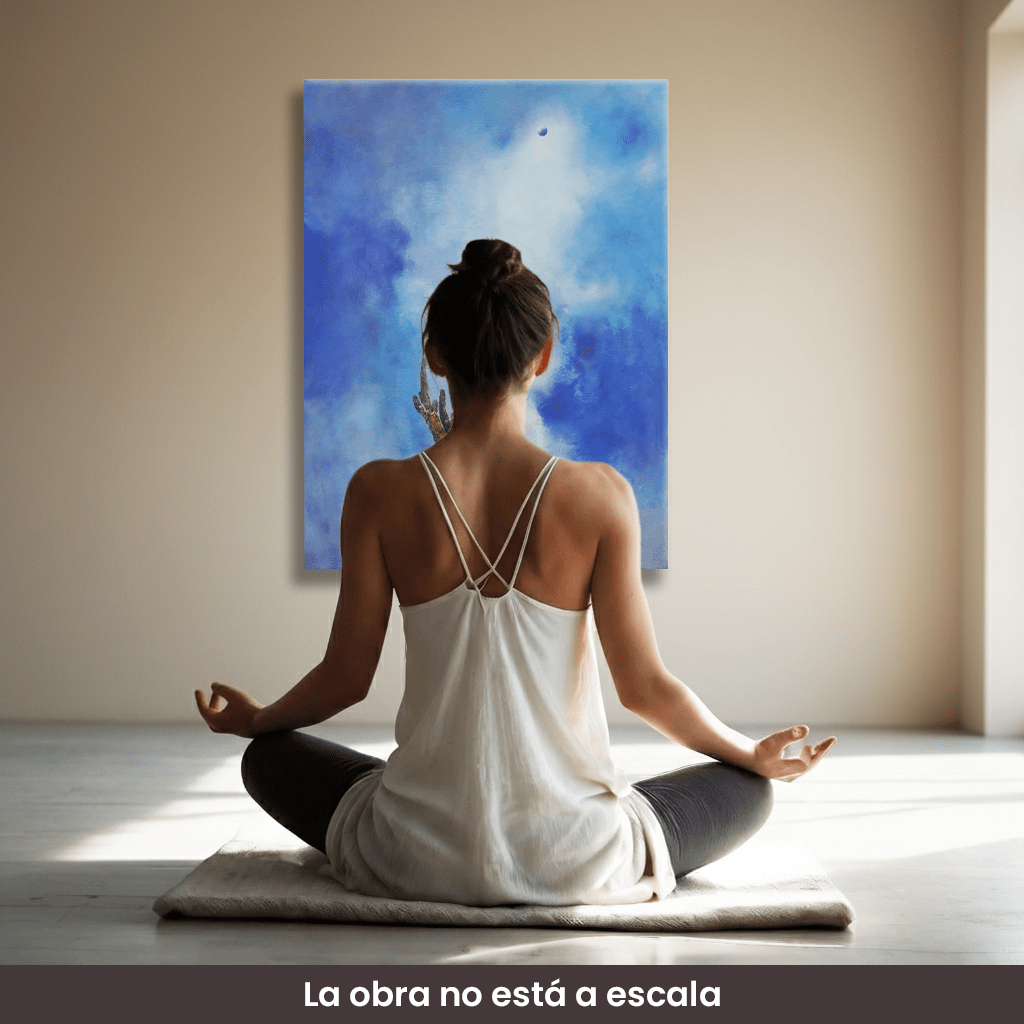 Cuadro de arte | "Soy una isla", Campo energético de consciencia de 400