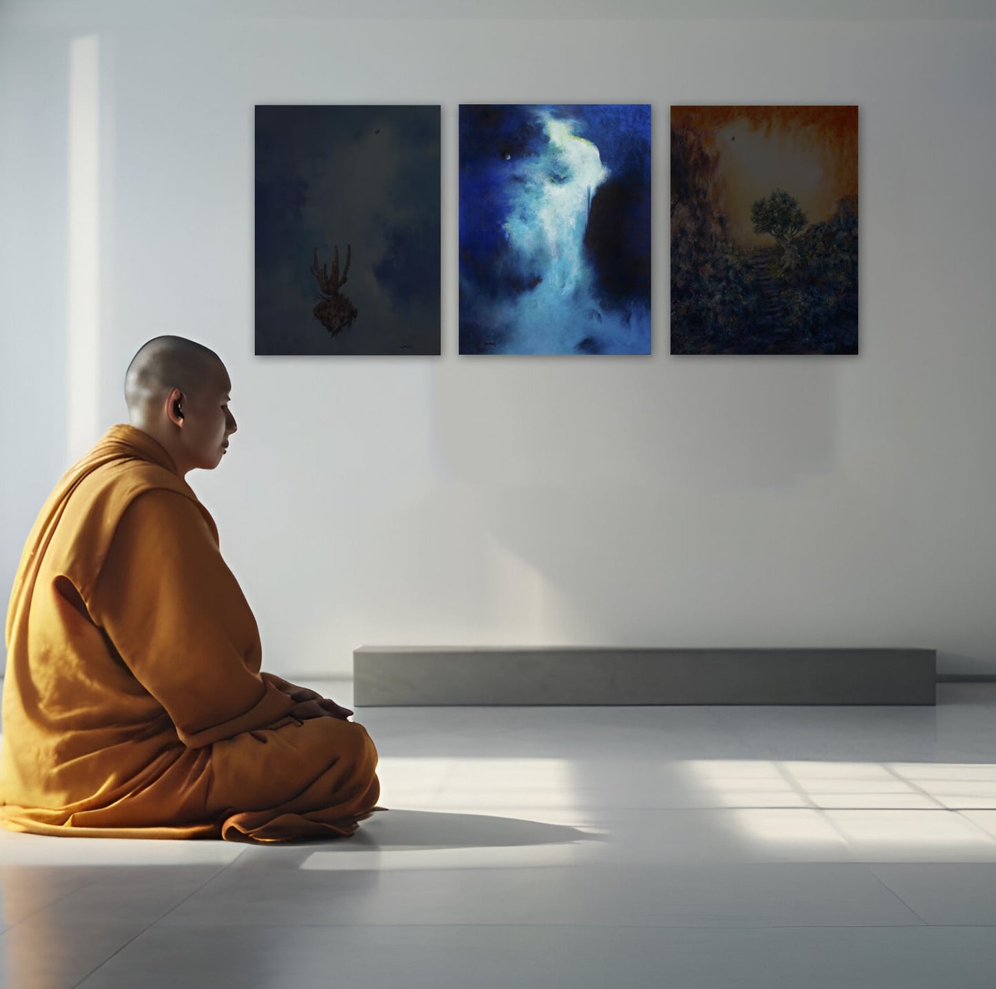 Cuadro de arte | "La Perfección, Lo Absoluto, La Totalidad" Campo energético de consciencia de 370