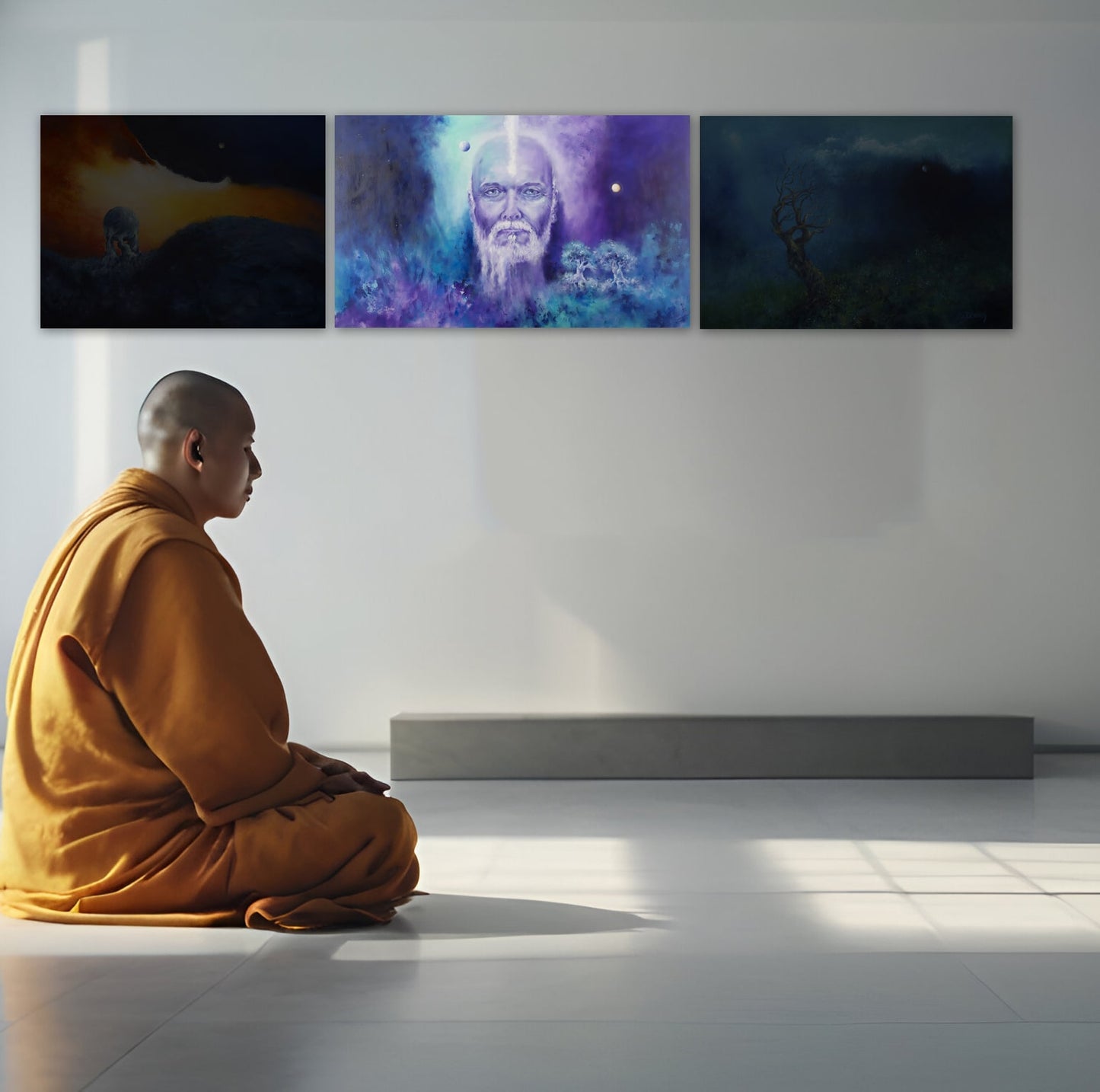 Cuadro de arte | "La vida en el presente", Campo energético de consciencia de 400