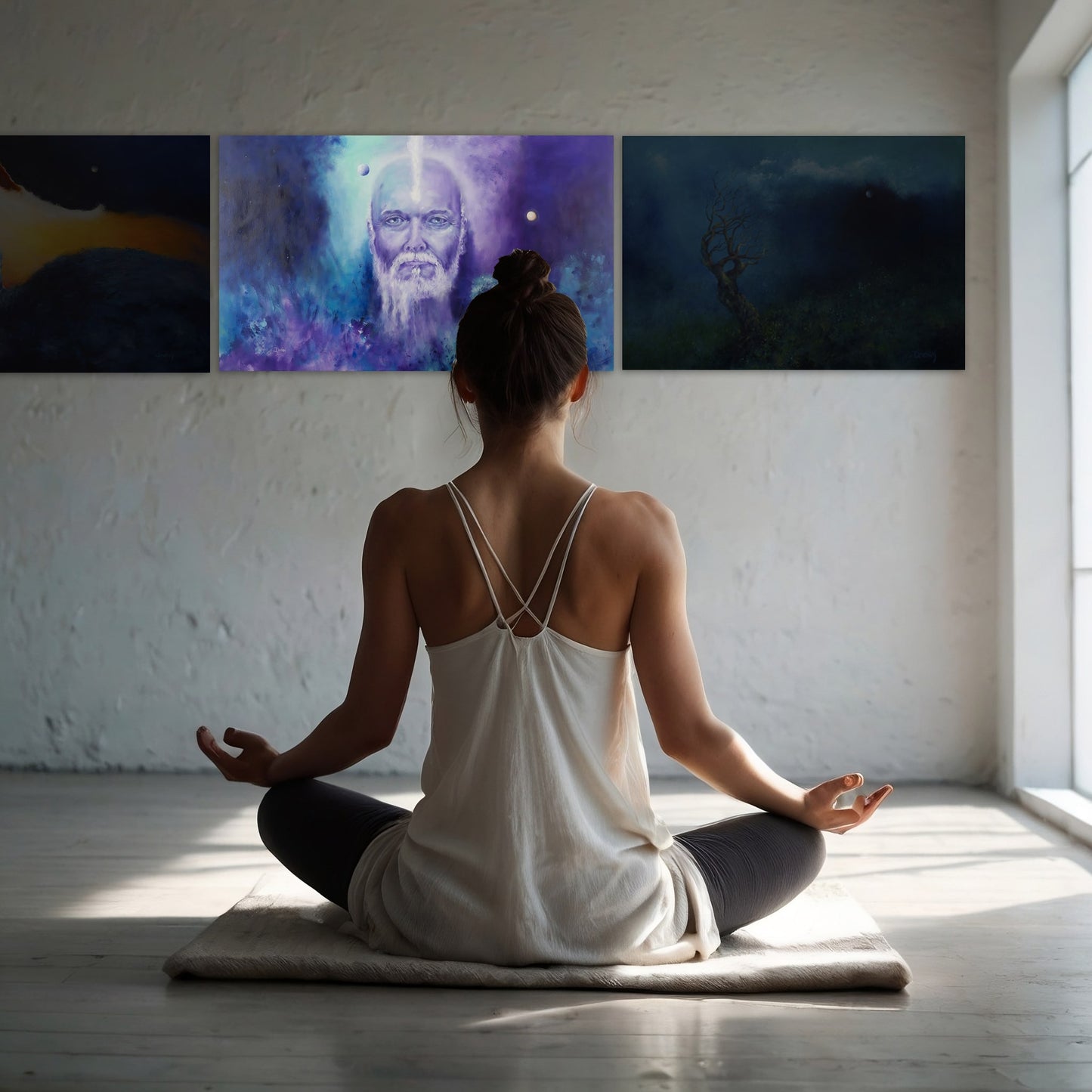 Cuadro de arte | "La vida en el presente", Campo energético de consciencia de 400