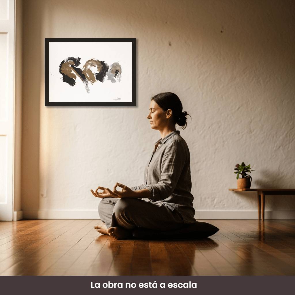 Arte Pintura | La alegría del Zen #03, Campo energético de consciencia de 350