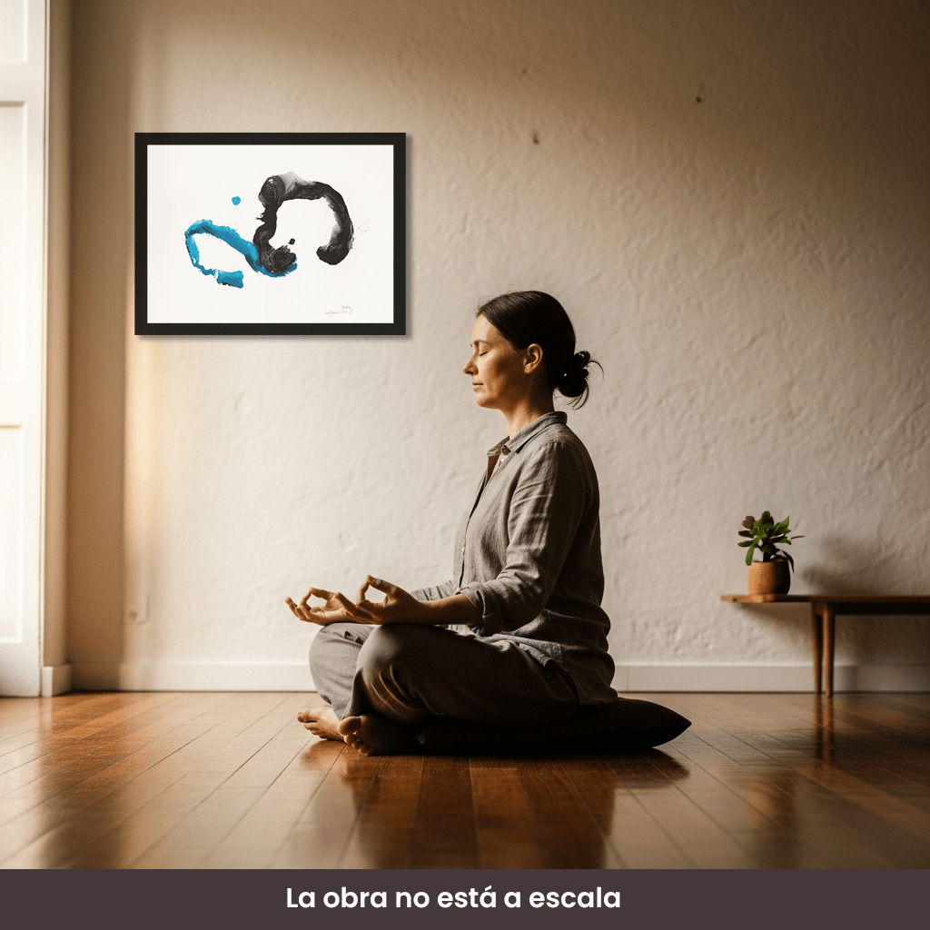 Arte Pintura | La alegría del Zen #01, Campo energético de consciencia de 400