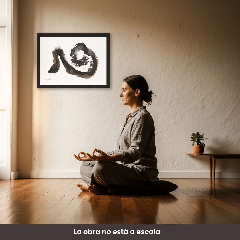 Arte Pintura | La alegría del Zen #025, Campo energético de consciencia de 500