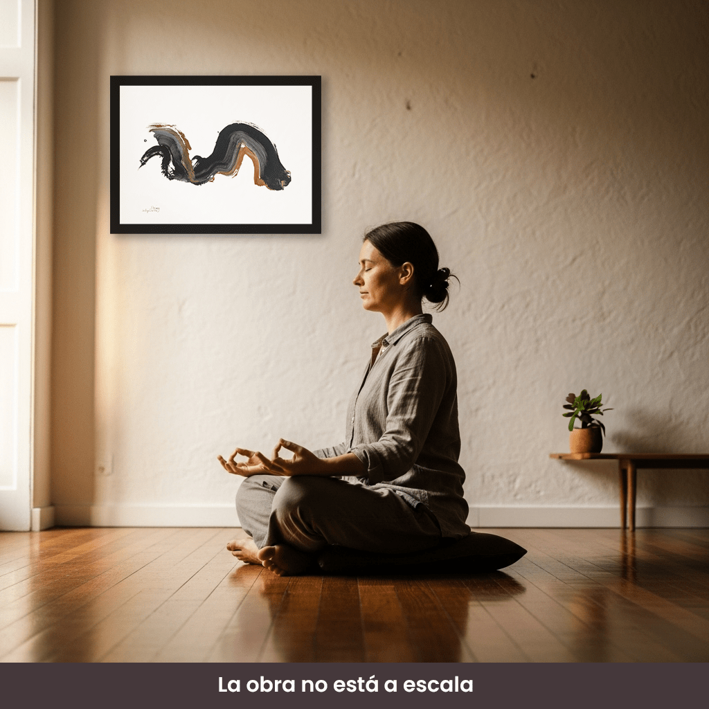 Arte Pintura | La alegría del Zen #035, Campo energético de consciencia de 200