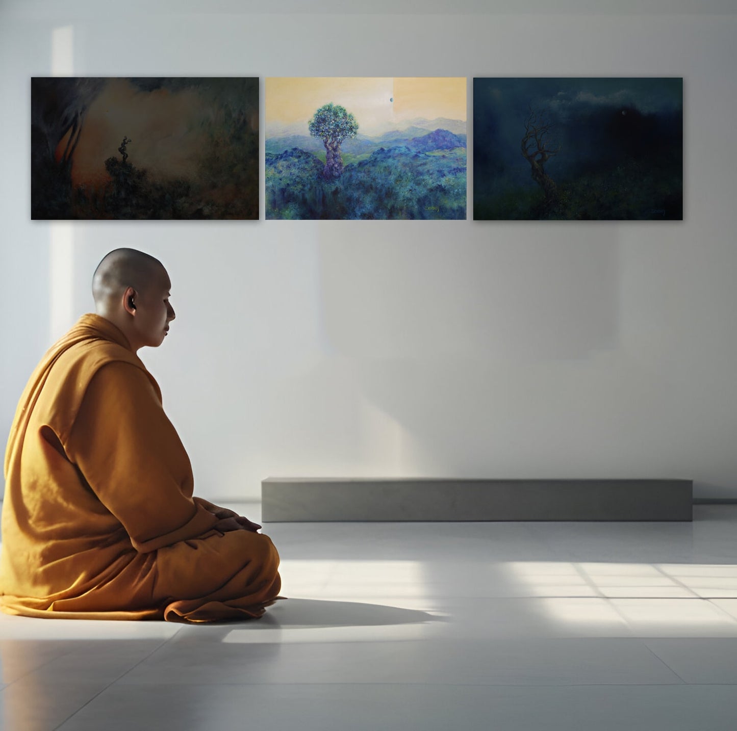 Cuadro de arte | "El horizonte", Campo energético de consciencia de 400
