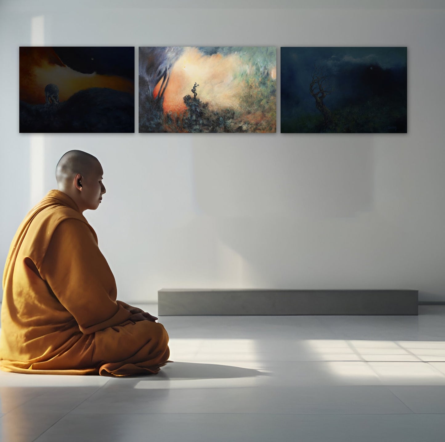 Cuadro de arte | "La relación", Campo energético de consciencia de 350