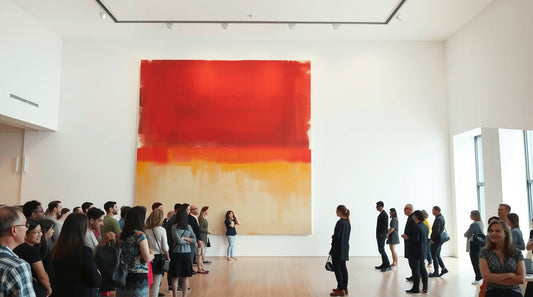 Pintura de Rothko impresionista abstracto