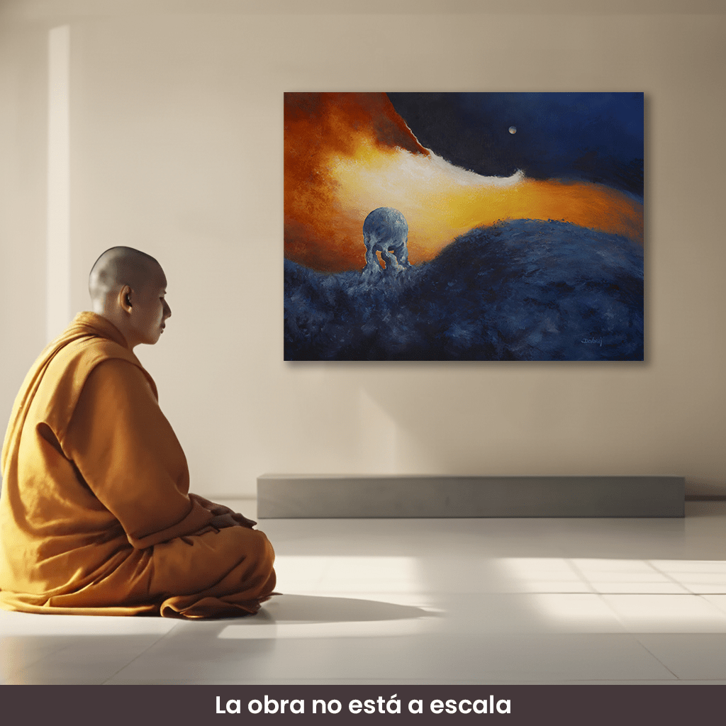 Cuadro de arte | "Hacia la consciencia", Campo energético de consciencia de 353