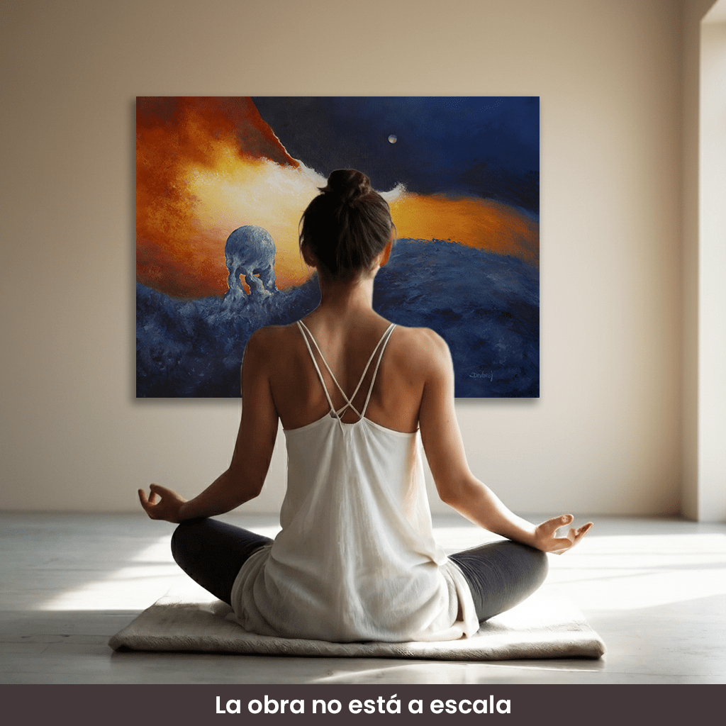 Cuadro de arte | "Hacia la consciencia", Campo energético de consciencia de 353