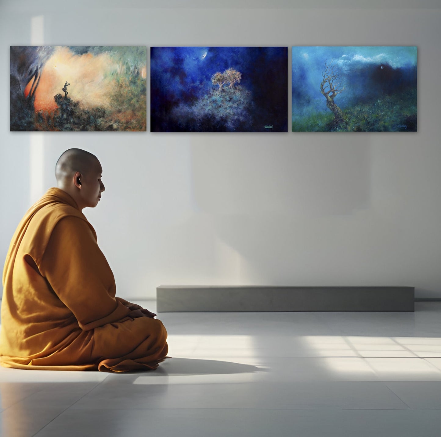 Cuadro de arte | "Alma brillante", Campo energético de consciencia de 410