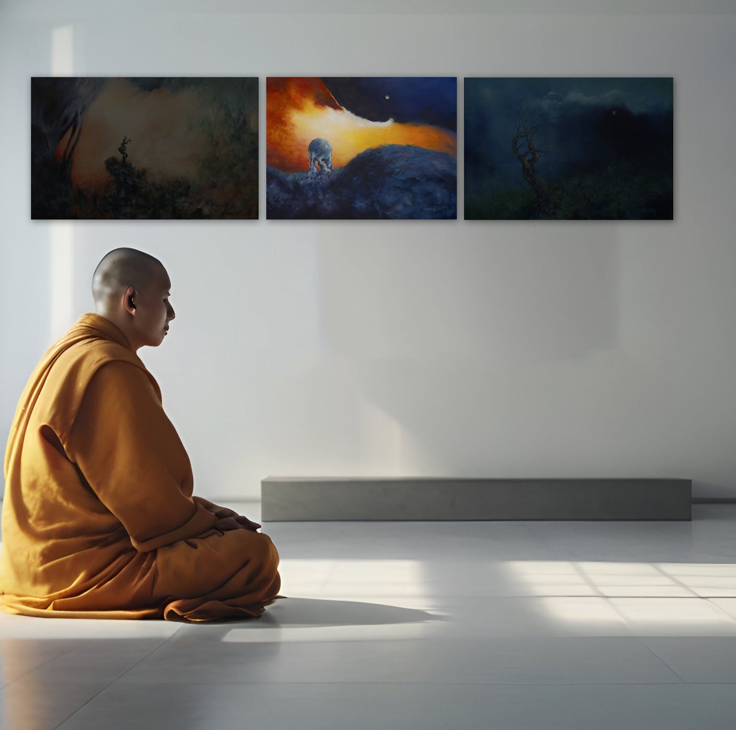 Cuadro de arte | "Hacia la consciencia", Campo energético de consciencia de 353