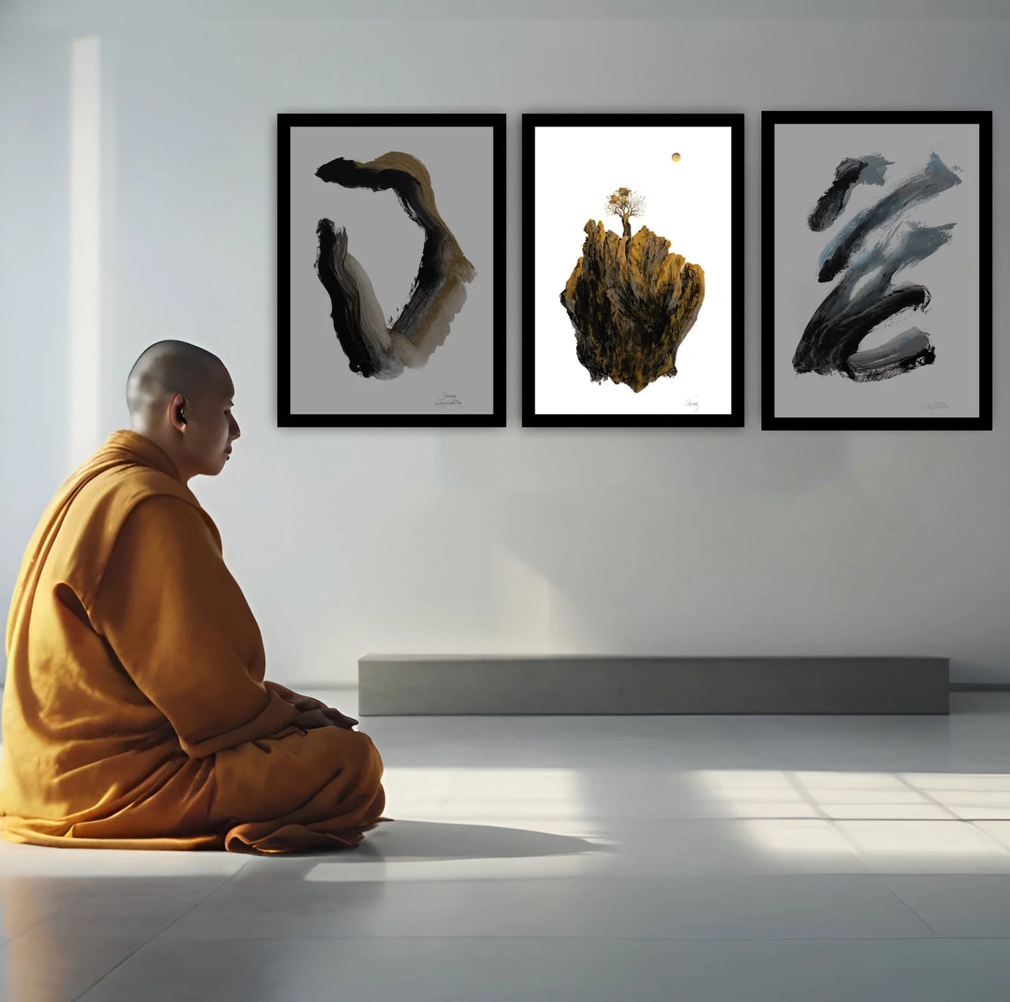 Arte Pintura | La alegría del Zen #041, Campo energético de consciencia de 370