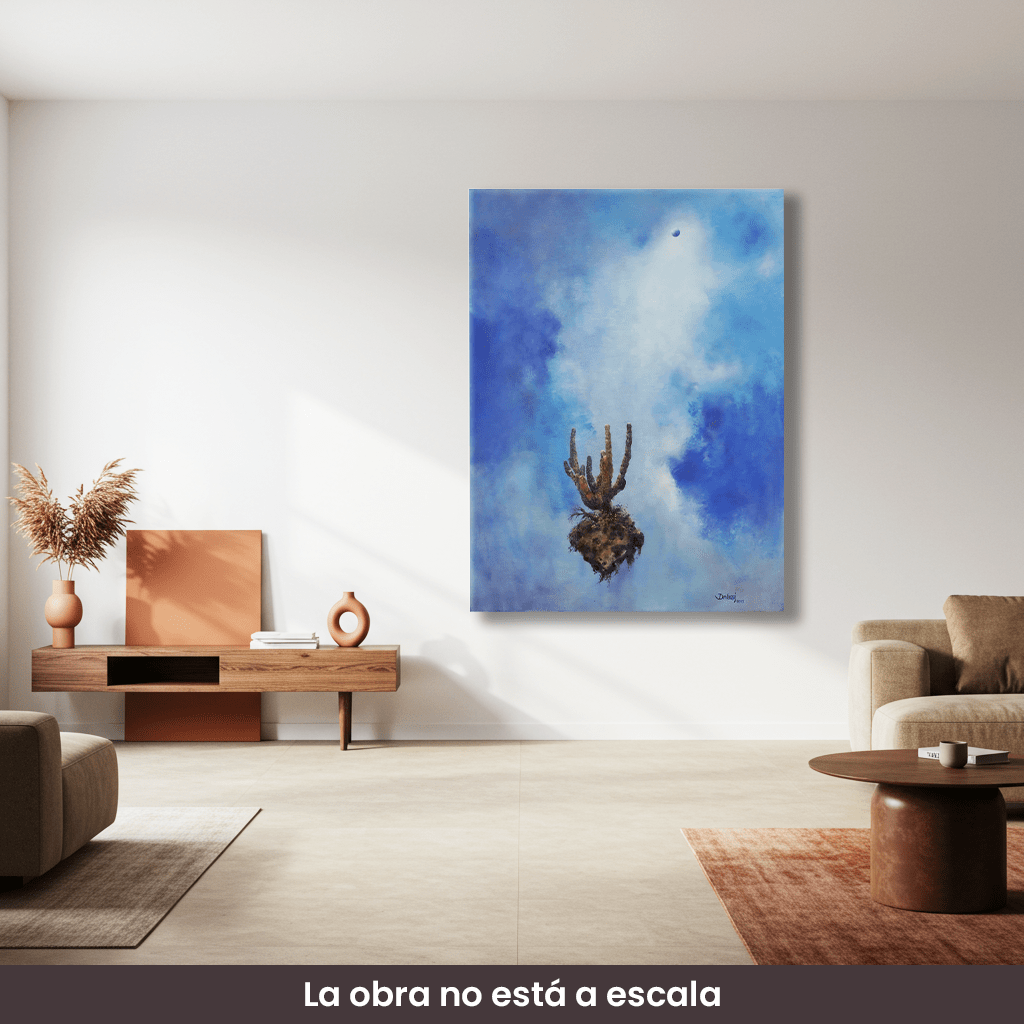 Cuadro de arte | "Soy una isla", Campo energético de consciencia de 400