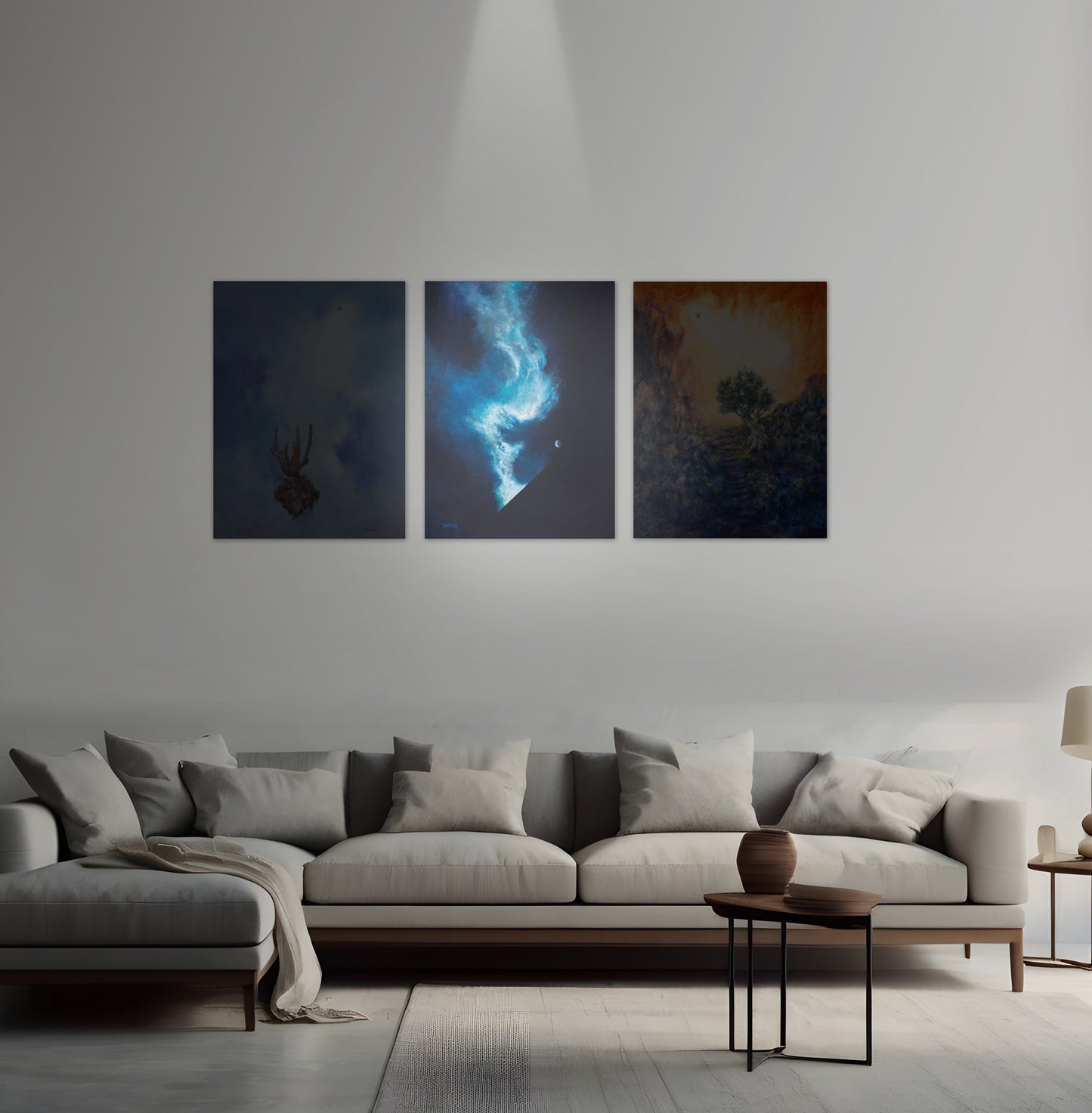 Cuadro de arte | "Luz en La Oscuridad", Alta calibración 430