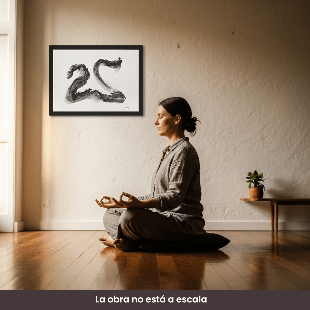 Arte Pintura | La alegría del Zen #09, Campo energético de consciencia de 350