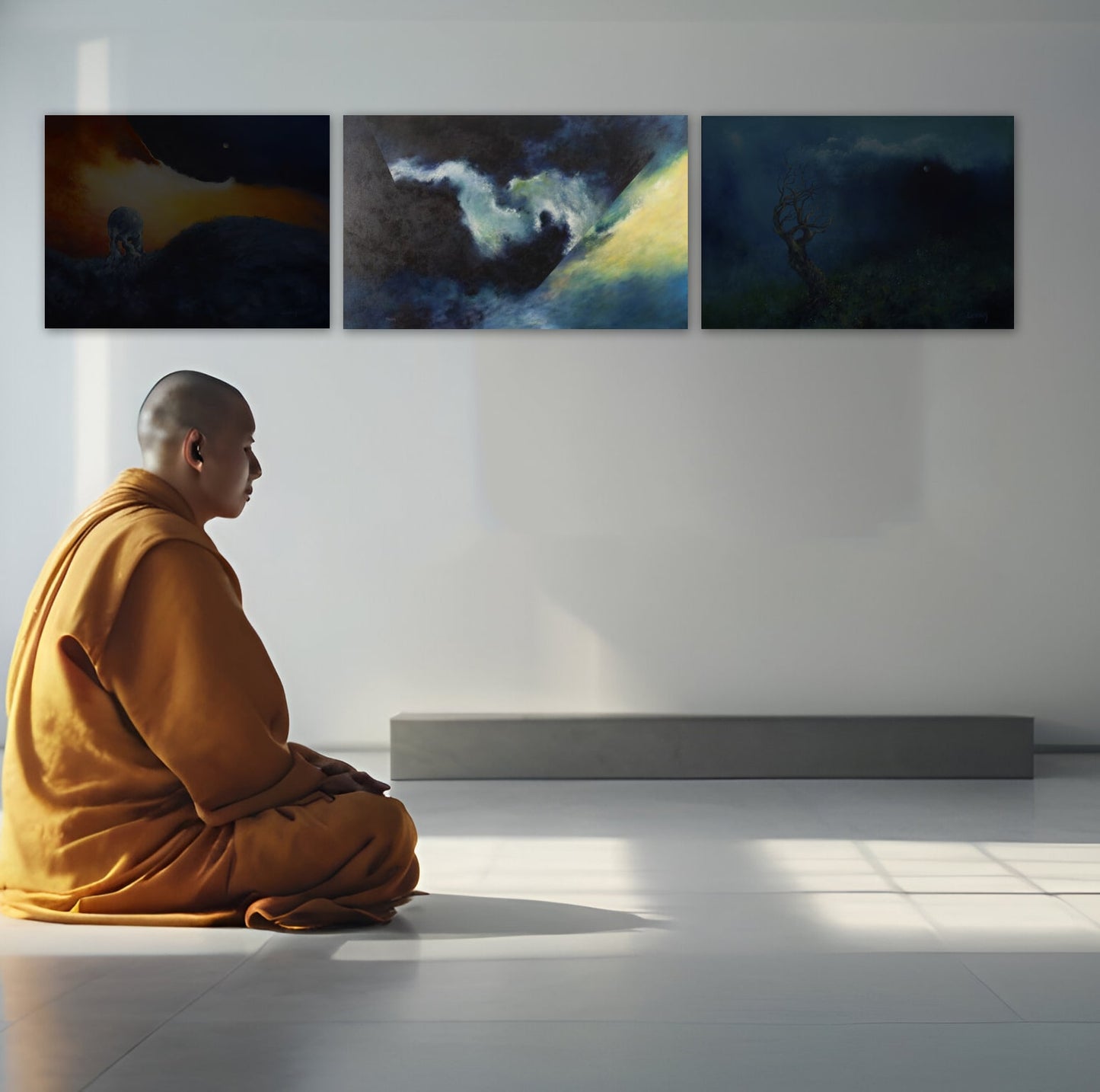 Cuadro de arte | "Observa la existencia", Campo energético de consciencia de 362