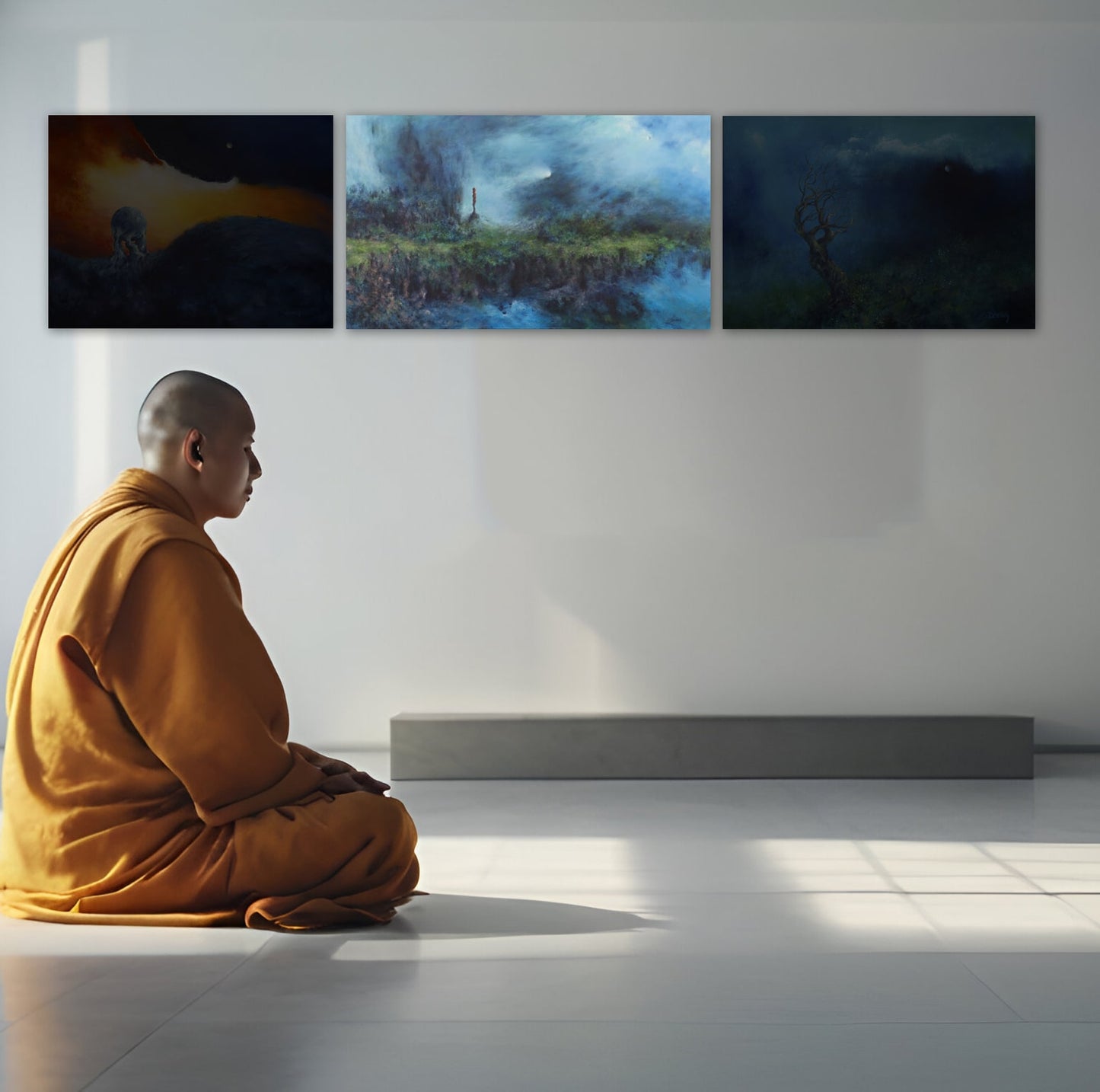 Cuadro de arte | "Volver a la fuente", Campo energético de consciencia de 370