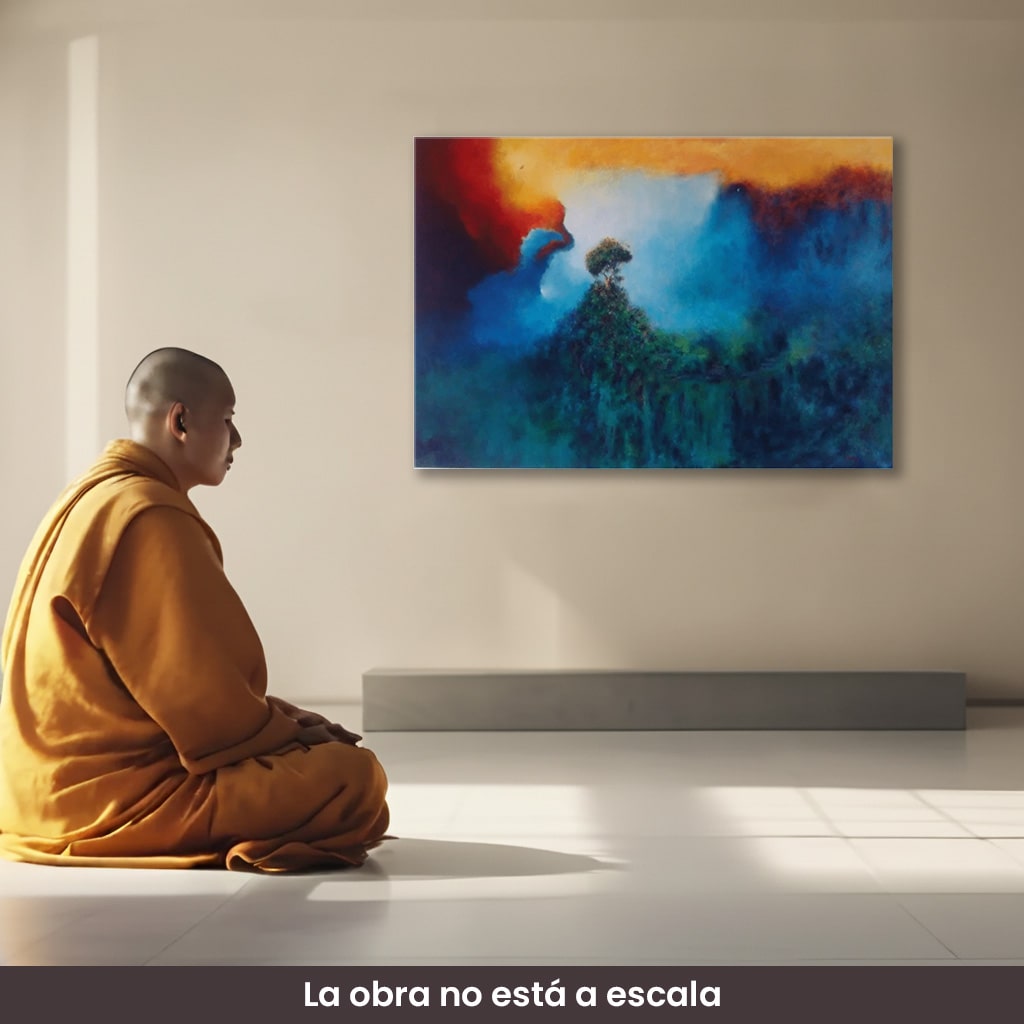 Cuadro de arte | "Encuentros con la luz", Campo energético de consciencia de 410