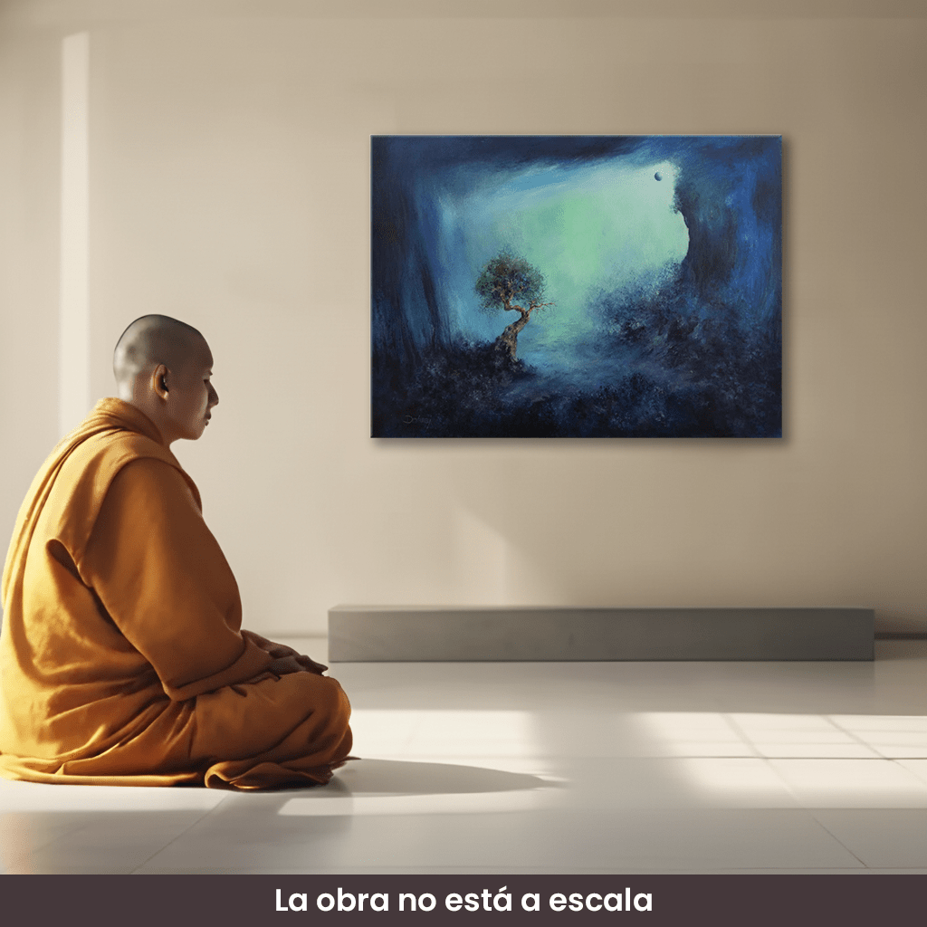 Cuadro de arte | "Al final la luz", Campo energético de consciencia de 400