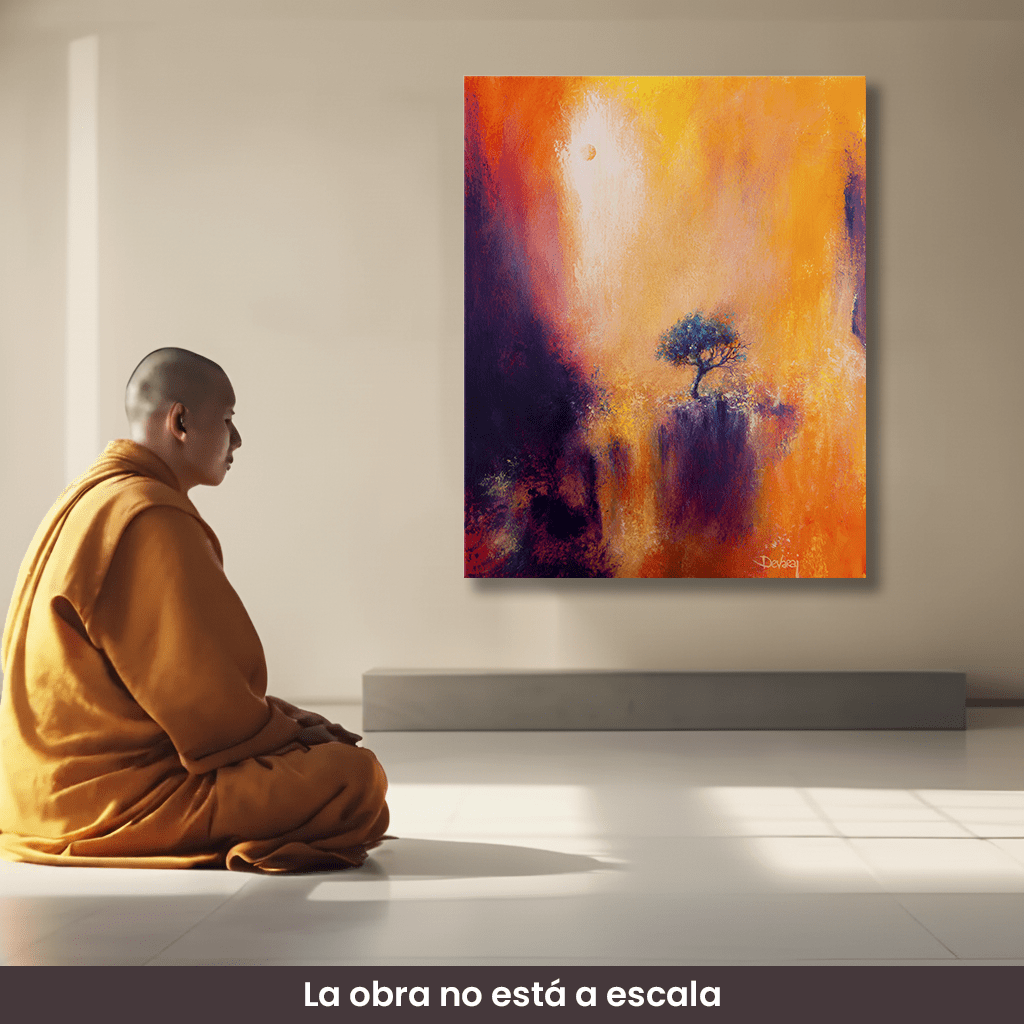 Cuadro de arte | "Sin miedo", Campo energético de consciencia de 500