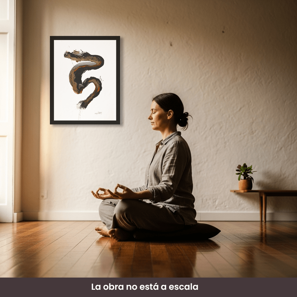 Arte Pintura | La alegría del Zen #033, Campo energético de consciencia de 200