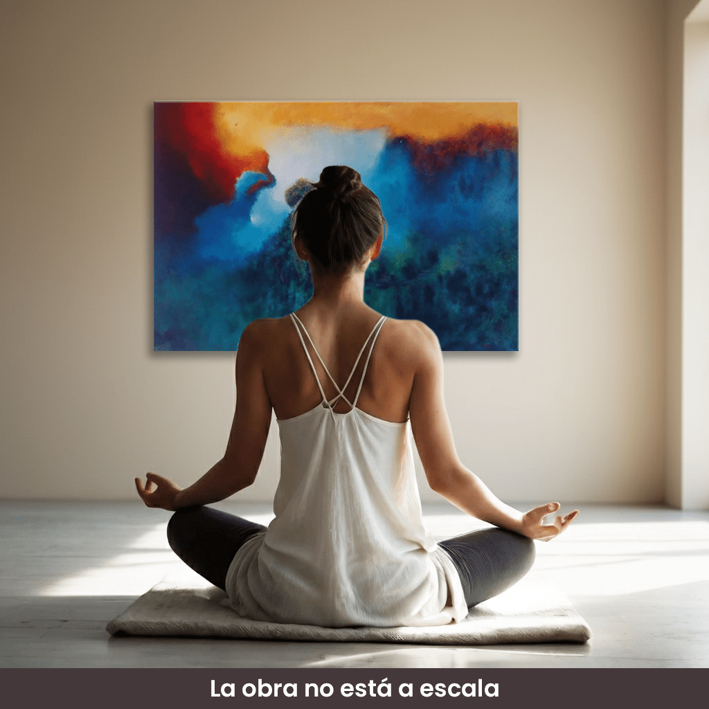 Cuadro de arte | "Encuentros con la luz", Campo energético de consciencia de 410