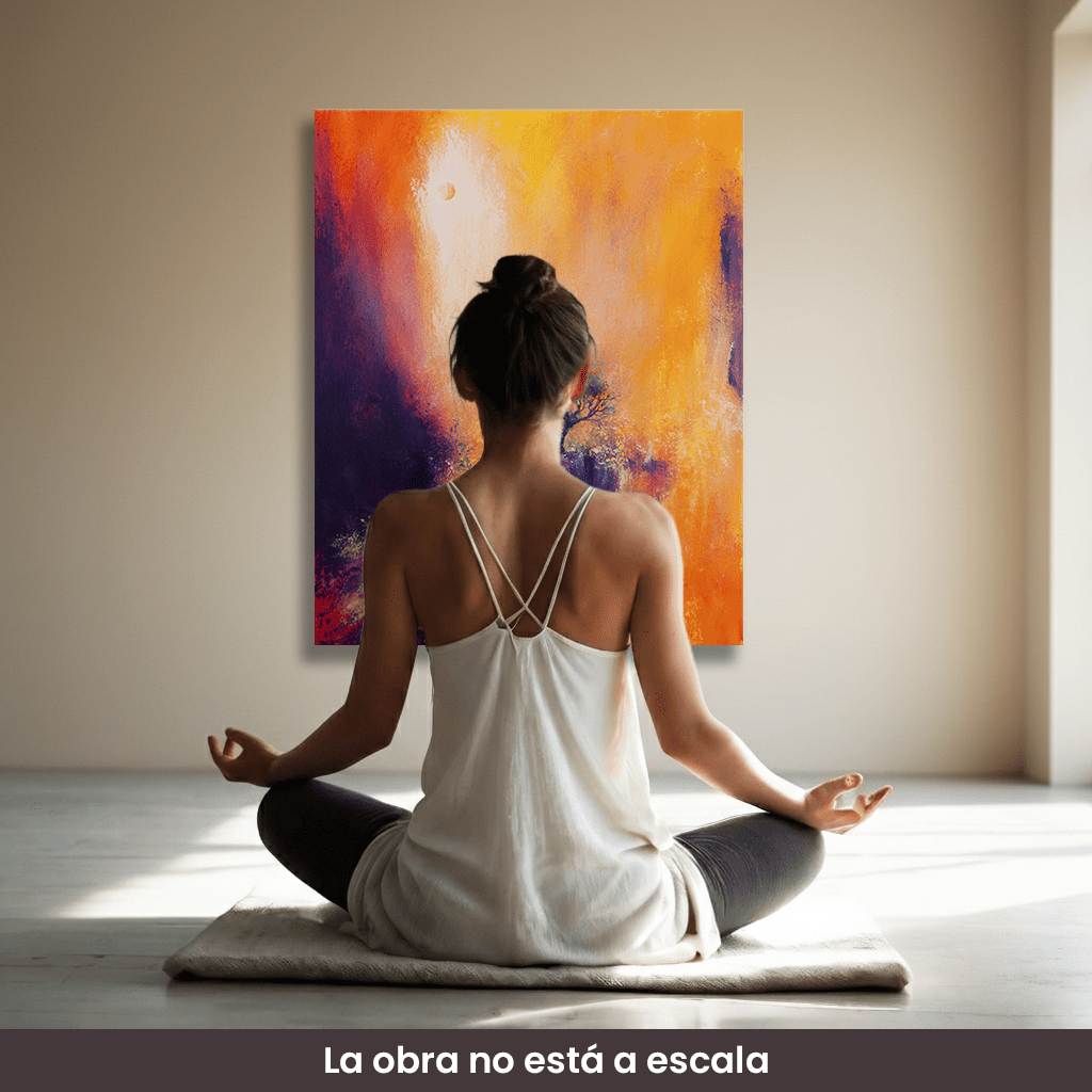 Cuadro de arte | "Sin miedo", Campo energético de consciencia de 500