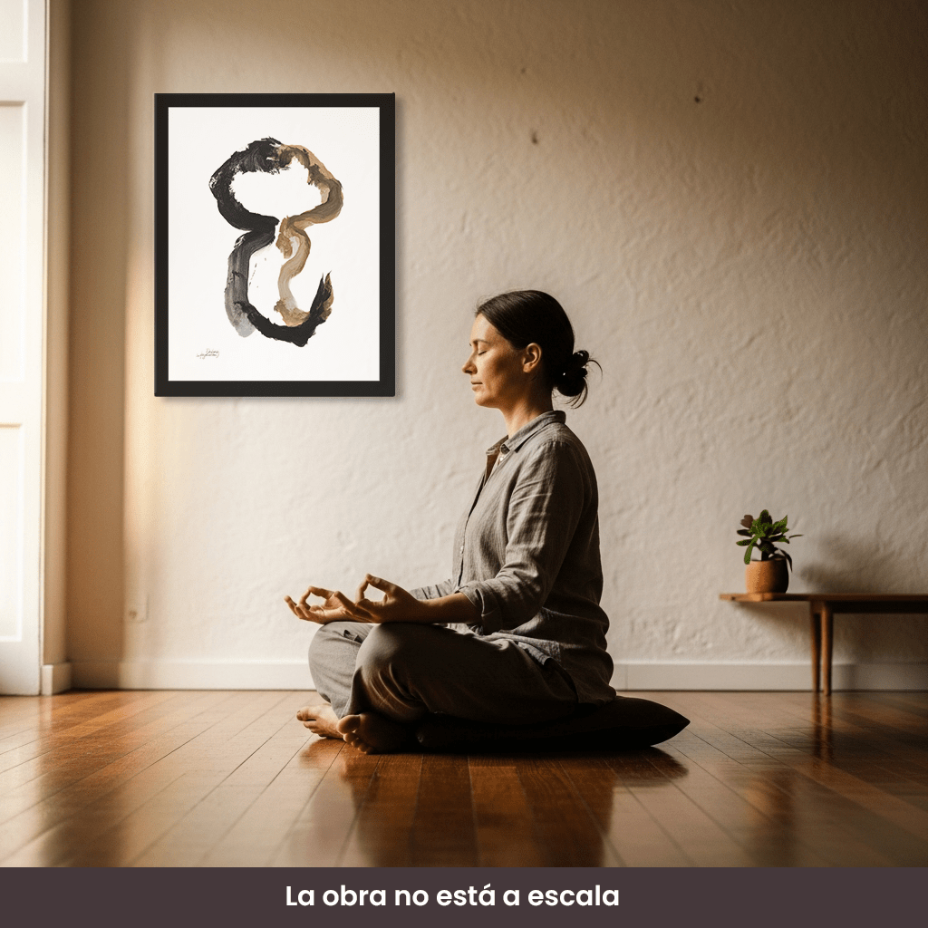 Arte Pintura | La alegría del Zen #0026, Campo energético de consciencia de 400