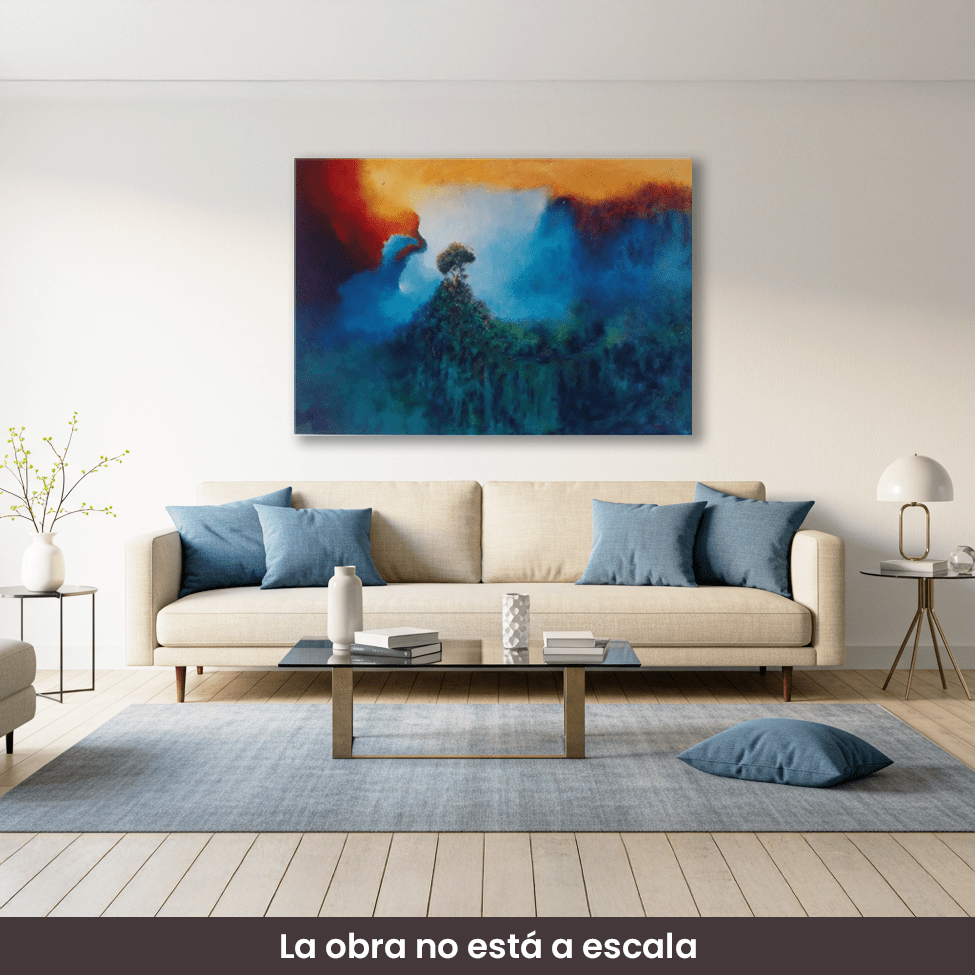 Cuadro de arte | "Encuentros con la luz", Campo energético de consciencia de 410
