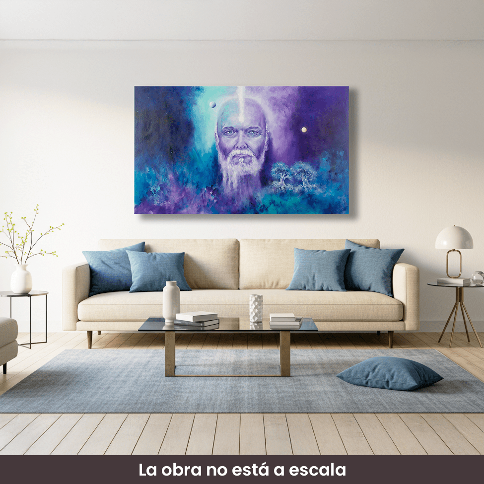 Cuadro de arte | "La vida en el presente", Campo energético de consciencia de 400